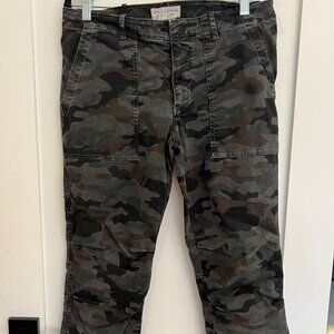 Nili Lotan low rise camo cargo